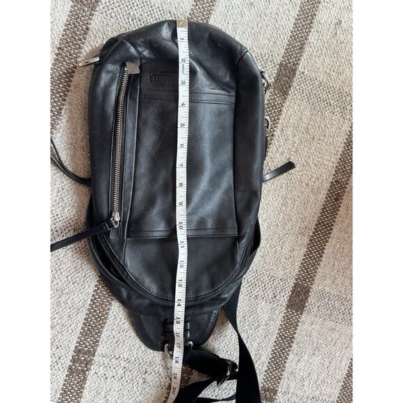 Coach Thompson Convertible Sling Bag Pack Black Smooth Calf Leather Men’s - Picture 16 of 16